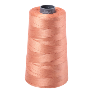 Aurifil embroidery thread spool in Peach (2215) - 28wt 3300m