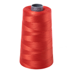 Aurifil embroidery thread spool in Red Orange (2245) - 28wt 3300m