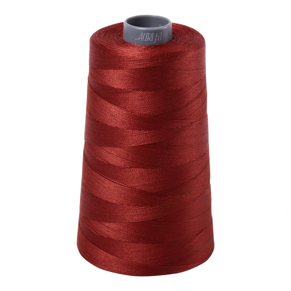 Aurifil embroidery thread spool in Rust (2355) - 28wt 3300m