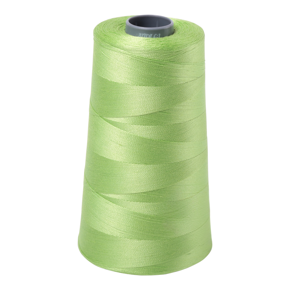 Aurifil embroidery thread spool in Shining Green (5017) - 28wt 3300m