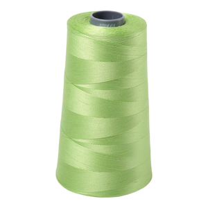 Aurifil embroidery thread spool in Shining Green (5017) - 28wt 3300m