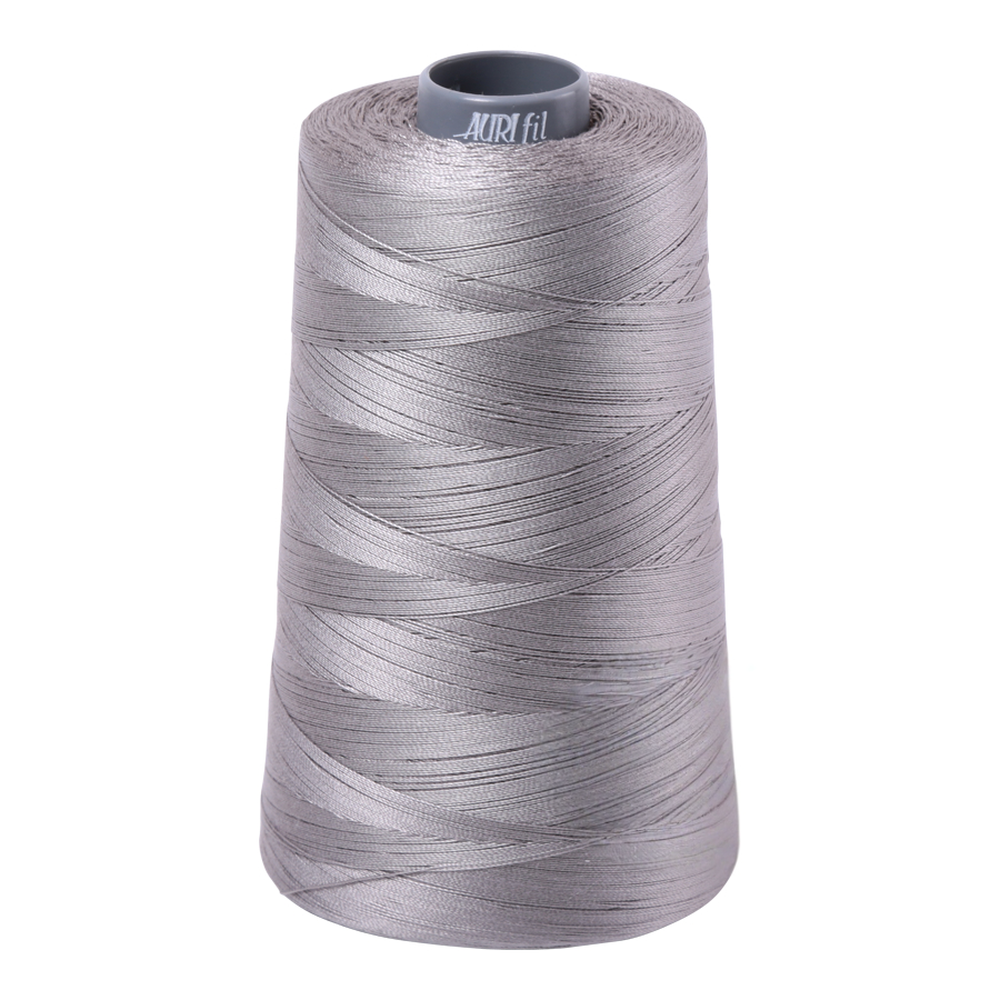 Aurifil embroidery thread spool in Stainless Steel (2620) - 28wt 3300m