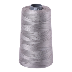 Aurifil embroidery thread spool in Stainless Steel (2620) - 28wt 3300m