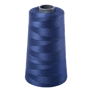 Aurifil embroidery thread spool in Steel Blue (2775) - 28wt 3300m