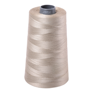 Aurifil embroidery thread spool in Stone (2324) - 28wt 3300m