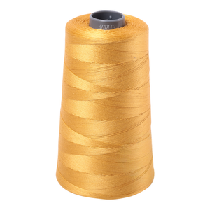 Aurifil embroidery thread spool in Tarnished Gold (2132) - 28wt 3300m