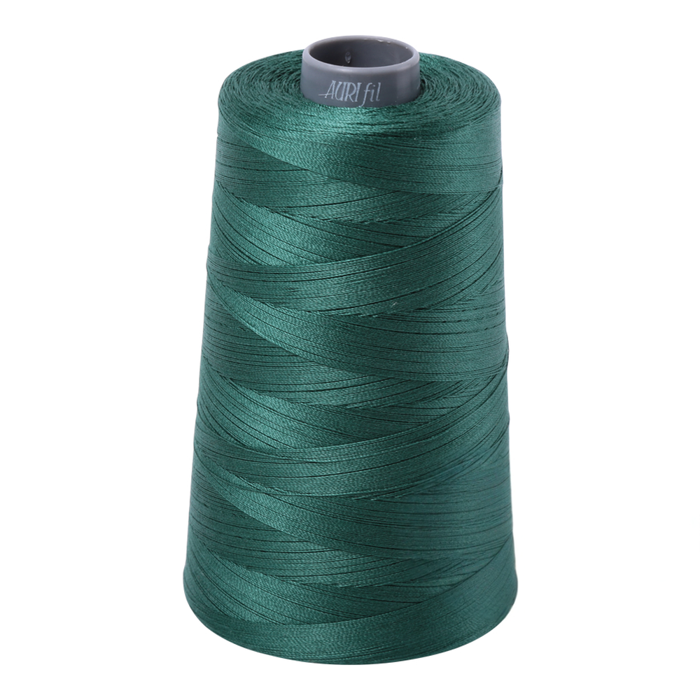 Aurifil embroidery thread spool in Turf Green (4129) - 28wt 3300m