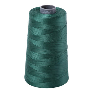 Aurifil embroidery thread spool in Turf Green (4129) - 28wt 3300m