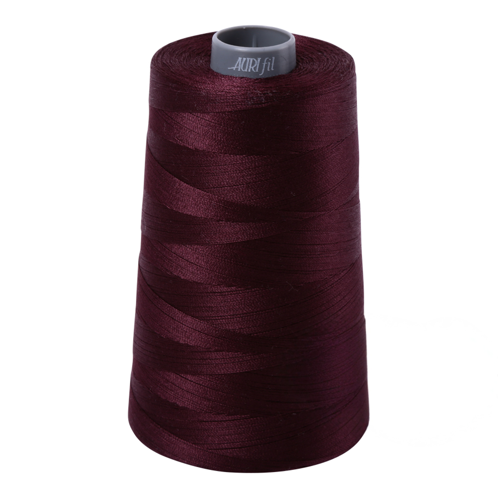 Aurifil embroidery thread spool in V Dk Brown (2465) - 28wt 3300m