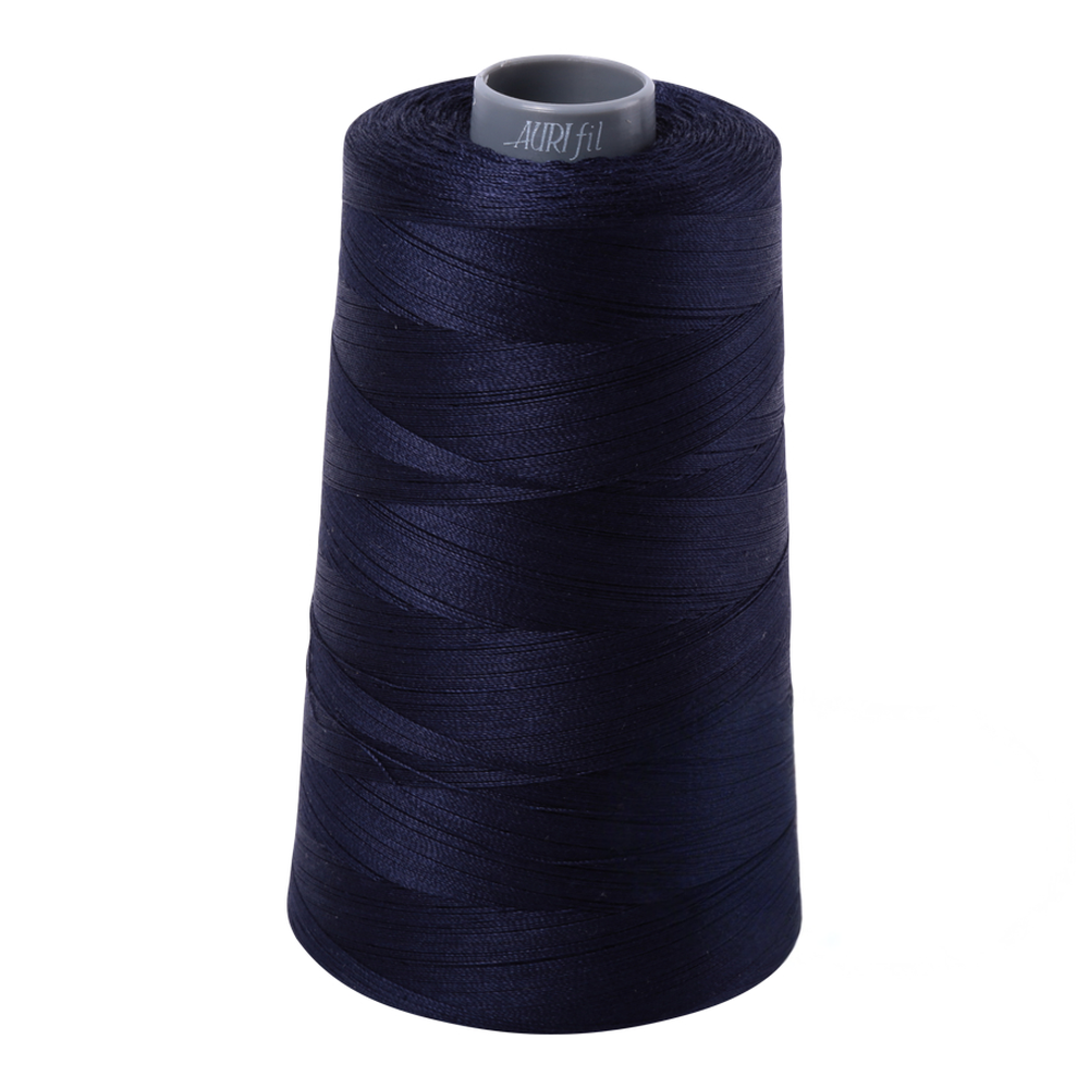 Aurifil embroidery thread spool in V Dk Navy (2785) - 28wt 3300m