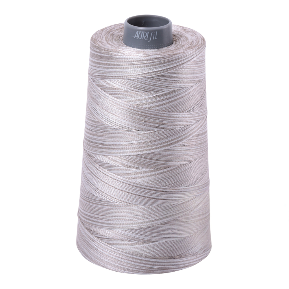 Aurifil embroidery thread spool in Silver Fox (4670) - 28wt 3300m