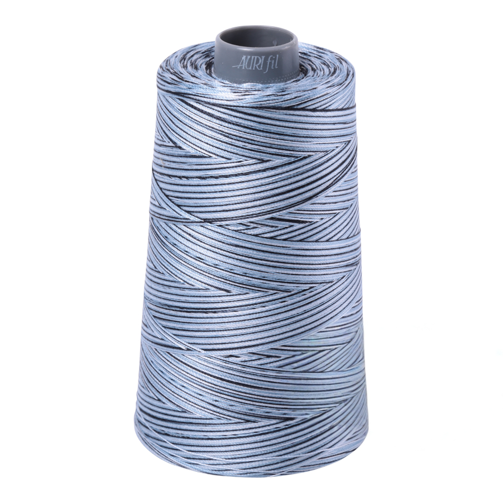 Aurifil embroidery thread spool in Stonewash Blues (4669) - 28wt 3300m