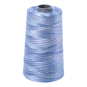 Aurifil embroidery thread spool in Storm at Sea (4655) - 28wt 3300m