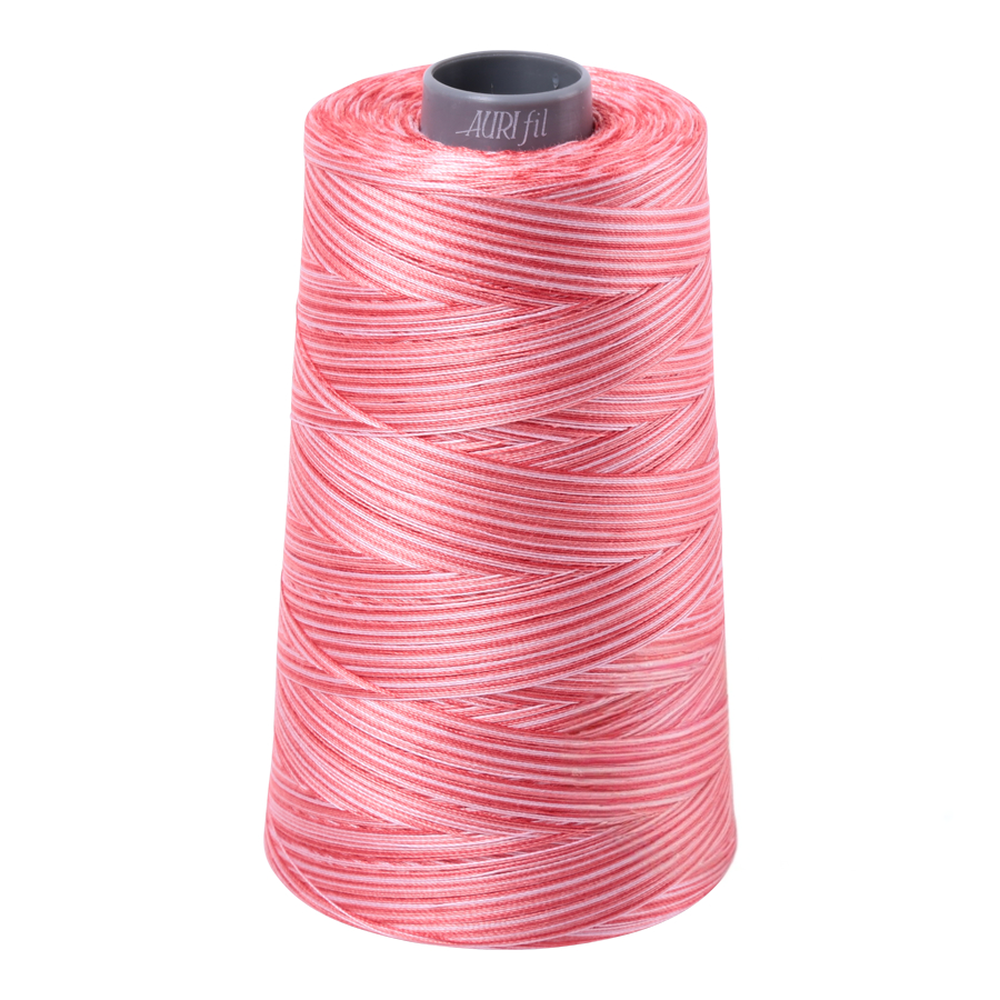 Aurifil embroidery thread spool in Strawberry Parfait (4668) - 28wt 3300m