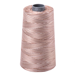 Aurifil embroidery thread spool in Varigated Biscotti (4666) - 28wt 3300m