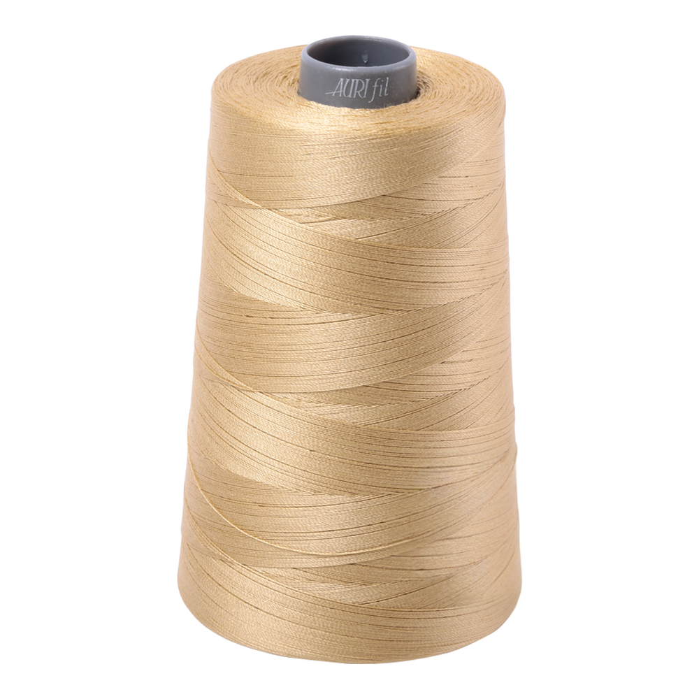 Aurifil embroidery thread spool in Very Light Brass (2915) - 28wt 3300m