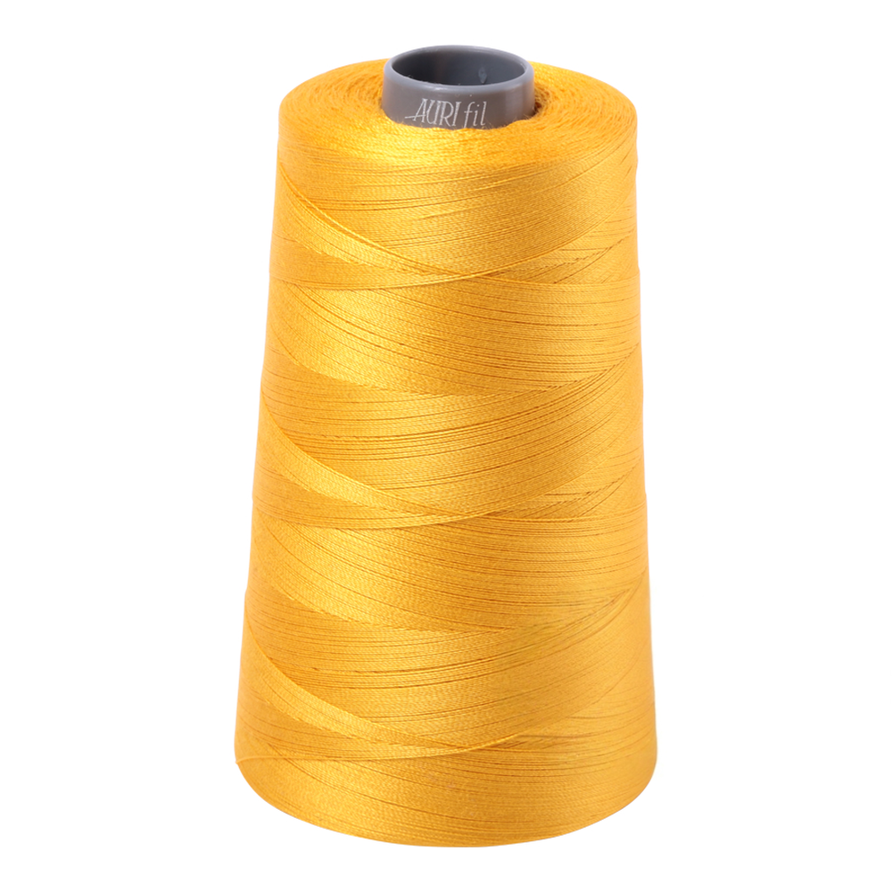 Aurifil embroidery thread spool in Yellow (2135) - 28wt 3300m