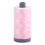 Aurifil embroidery thread spool in Baby Pink (2423) - 28wt 750m