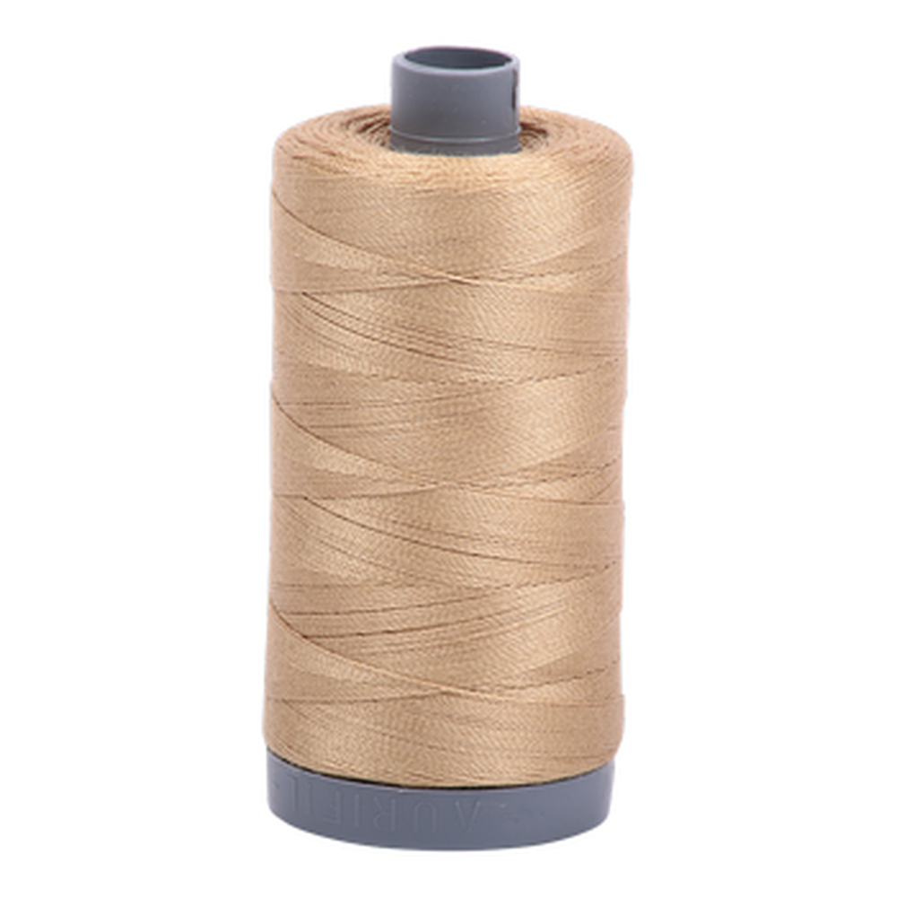 Aurifil embroidery thread spool in Beige (5010) - 28wt 750m