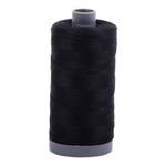 Aurifil embroidery thread spool in Black (2692) - 28wt 750m