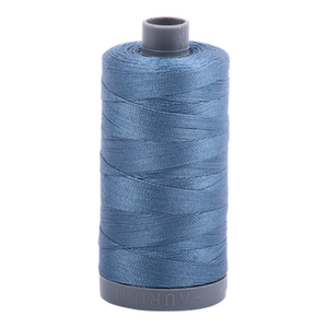Aurifil embroidery thread spool in Blue Grey (1126) - 28wt 750m