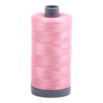 Aurifil embroidery thread spool in Bright Pink (2425) - 28wt 750m