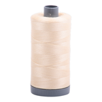 Aurifil embroidery thread spool in Butter (2123) - 28wt 750m