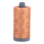 Aurifil embroidery thread spool in Caramel (2210) - 28wt 750m