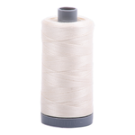 Aurifil embroidery thread spool in Chalk (2026) - 28wt 750m