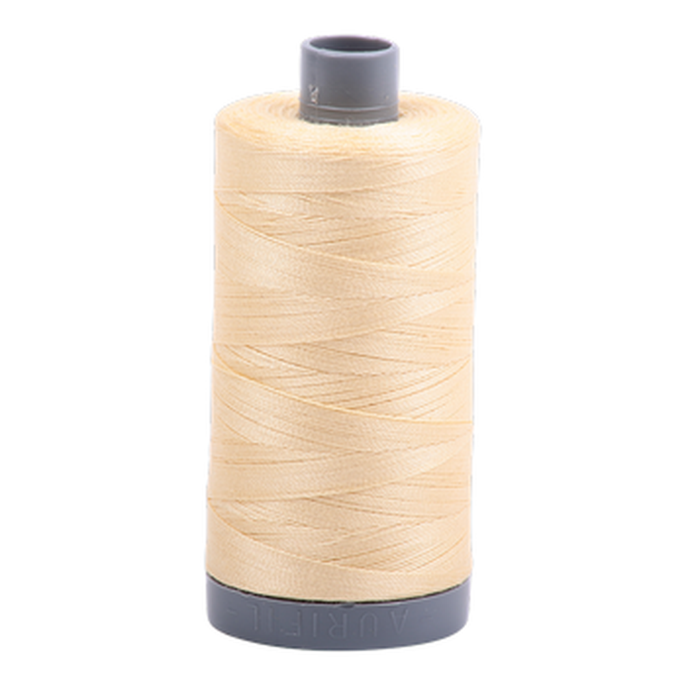 Aurifil embroidery thread spool in Champagne (2105) - 28wt 750m
