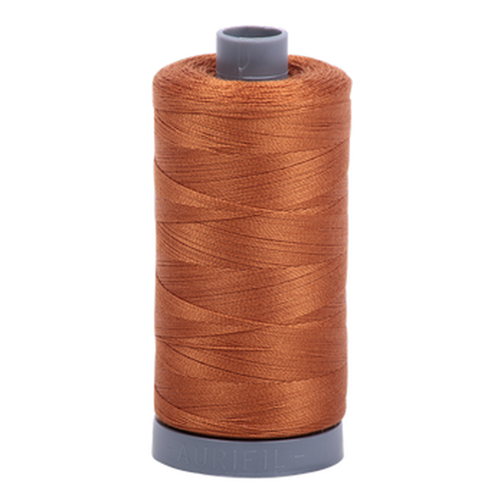 Aurifil embroidery thread spool in Cinnamon (2155) - 28wt 750m