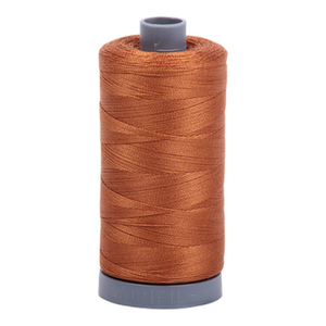 Aurifil embroidery thread spool in Cinnamon (2155) - 28wt 750m
