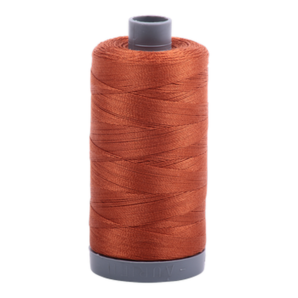 Aurifil embroidery thread spool in Cinnamon Toast (2390) - 28wt 750m