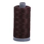 Aurifil embroidery thread spool in Dark Brown (5024) - 28wt 750m