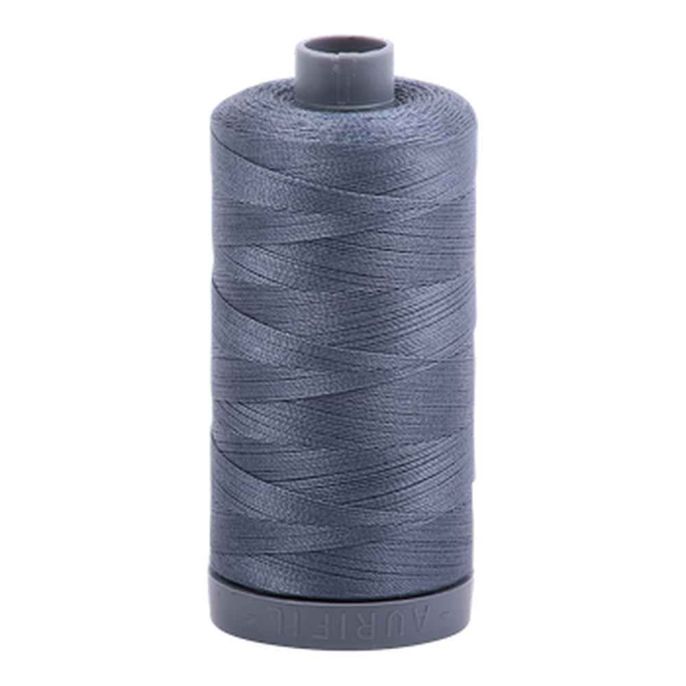 Aurifil embroidery thread spool in Dark Grey (1246) - 28wt 750m