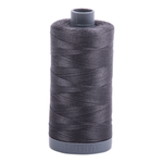 Aurifil embroidery thread spool in Dark Pewter (2630) - 28wt 750m