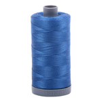 Aurifil embroidery thread spool in Delft Blue (2730) - 28wt 750m