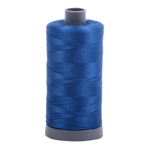 Aurifil embroidery thread spool in Dk Cobalt (2740) - 28wt 750m