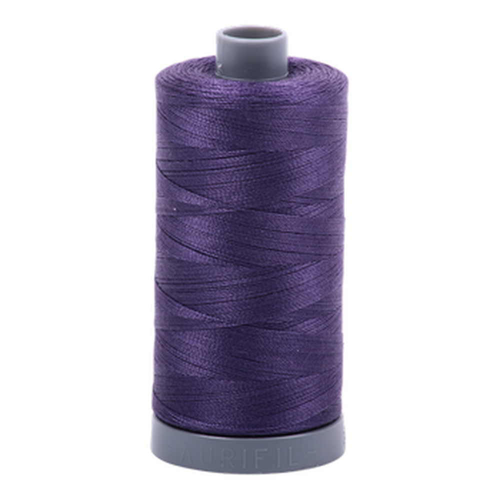 Aurifil embroidery thread spool in Dk Dusty Grape (2581) - 28wt 750m