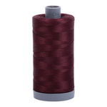 Aurifil embroidery thread spool in Dk Wine (2468) - 28wt 750m