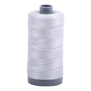 Aurifil embroidery thread spool in Dove (2600) - 28wt 750m
