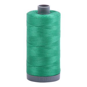 Aurifil embroidery thread spool in Emerald (2865) - 28wt 750m