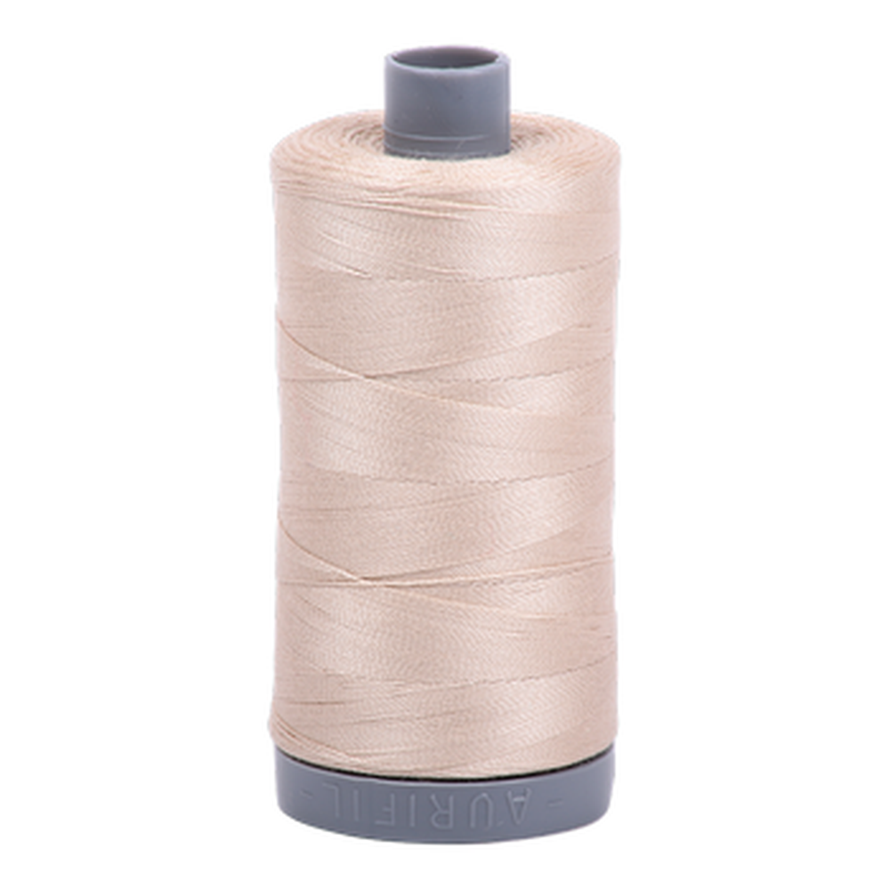 Aurifil embroidery thread spool in Ermine (2312) - 28wt 750m