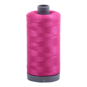 Aurifil embroidery thread spool in Fuchsia (4020) - 28wt 750m