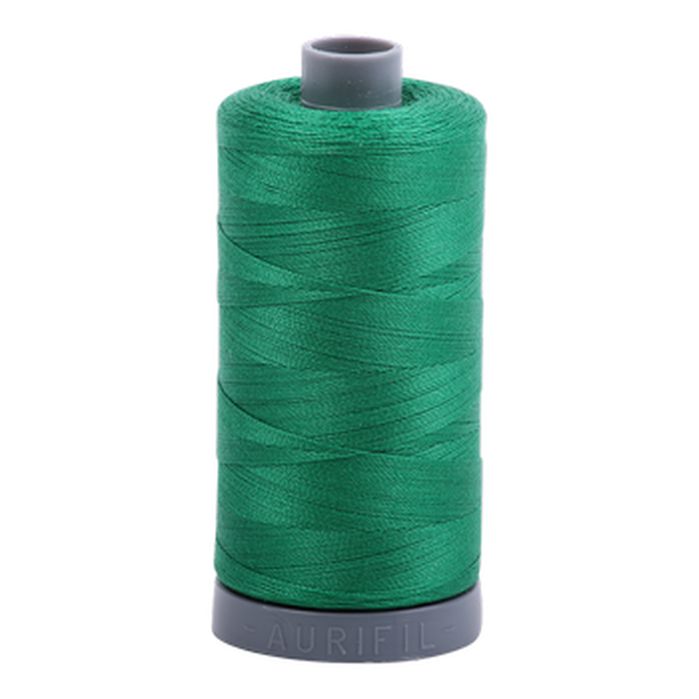 Aurifil embroidery thread spool in Green (2870) - 28wt 750m