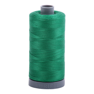 Aurifil embroidery thread spool in Green (2870) - 28wt 750m