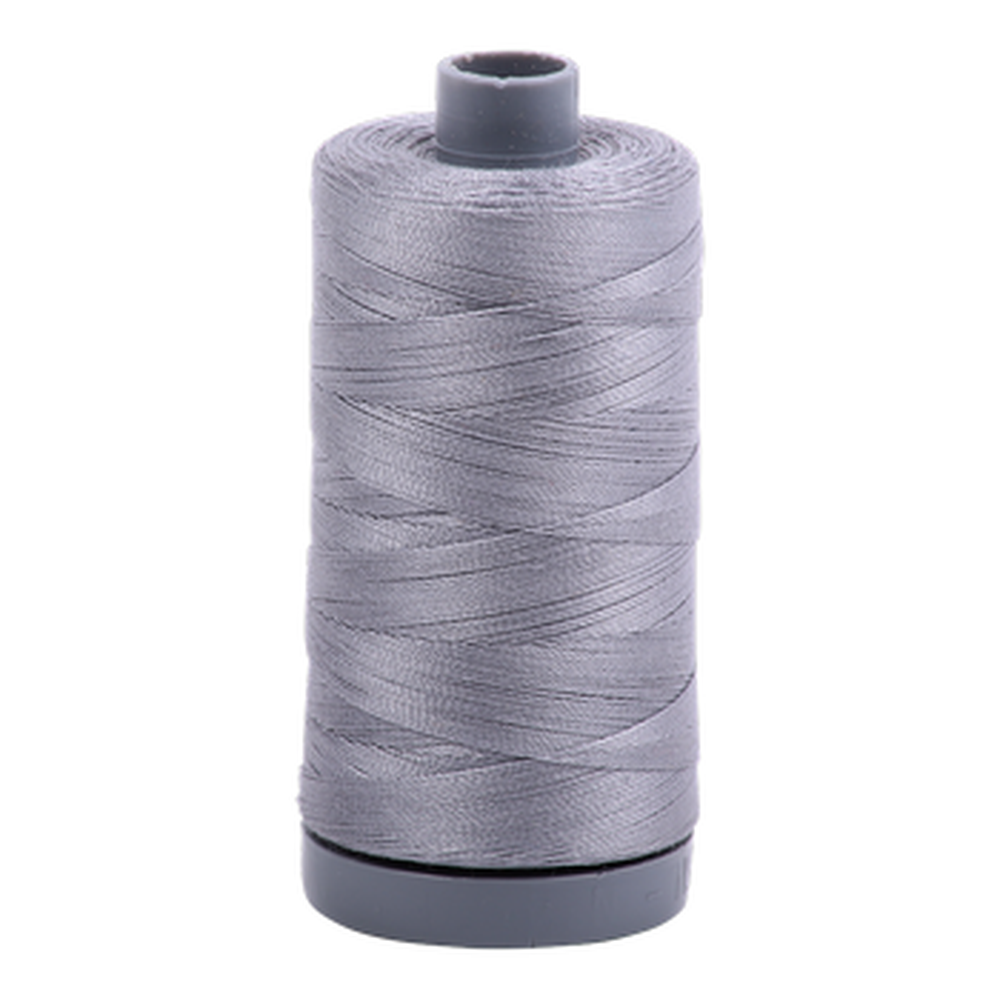 Aurifil embroidery thread spool in Grey (2605) - 28wt 750m