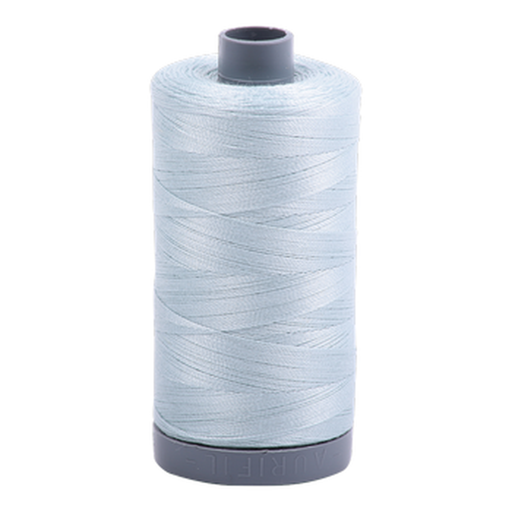 Aurifil embroidery thread spool in Grey Blue (5007) - 28wt 750m