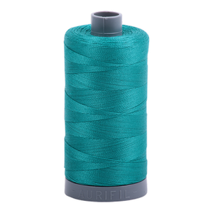 Aurifil embroidery thread spool in Jade (4093) - 28wt 750m