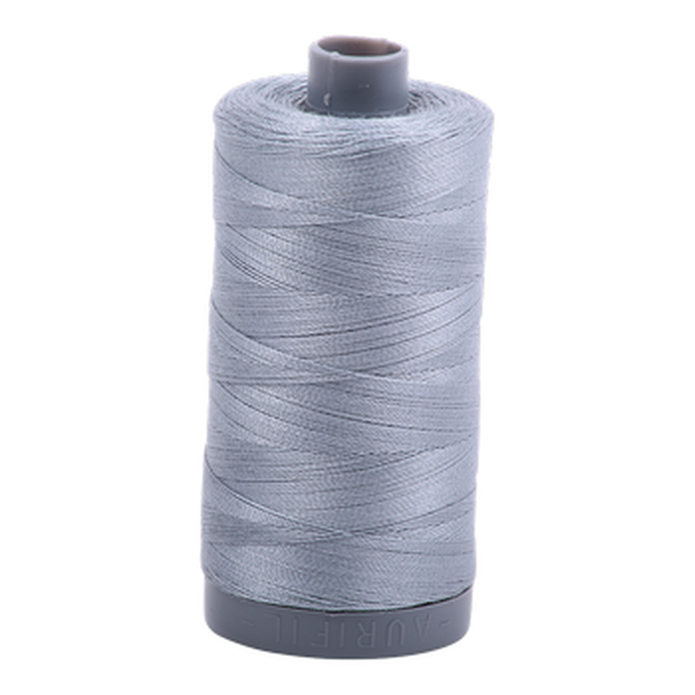 Aurifil embroidery thread spool in Light Blue Grey (2610) - 28wt 750m
